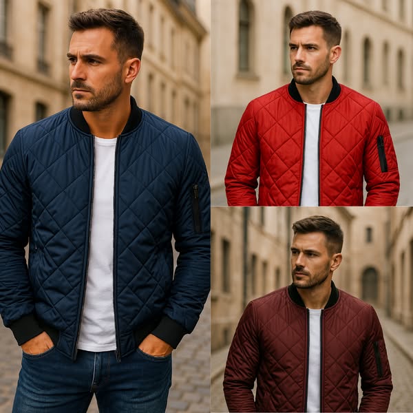 Han | Veste en coton à motif losange