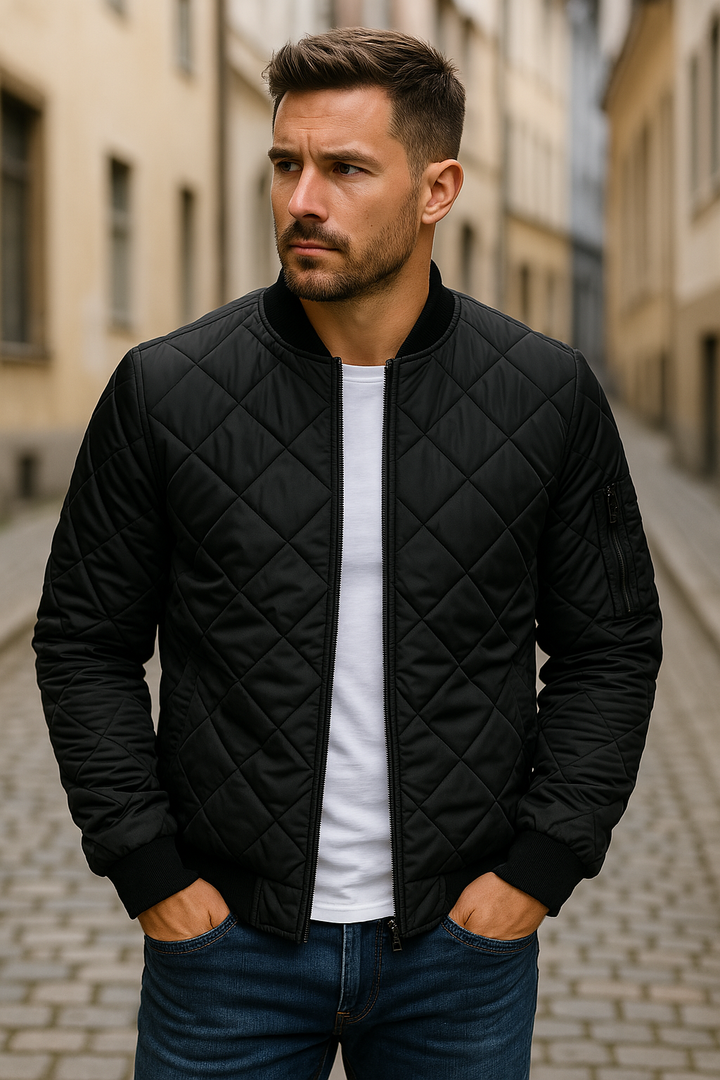 Han | Veste en coton à motif losange