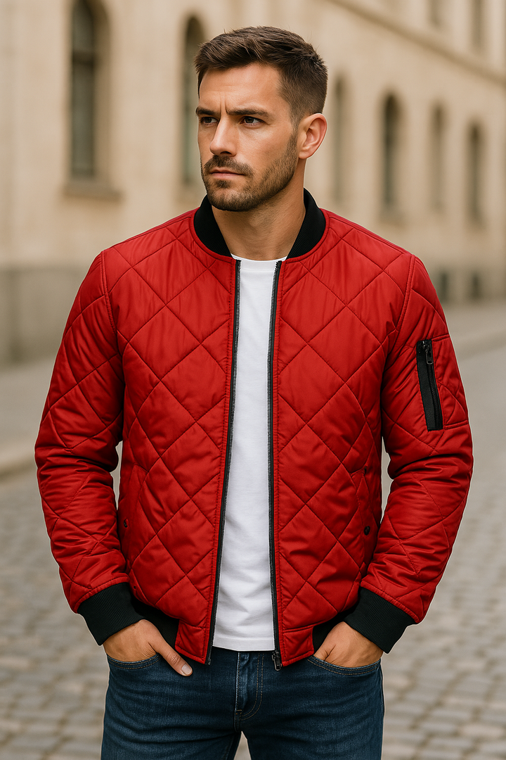 Han | Veste en coton à motif losange