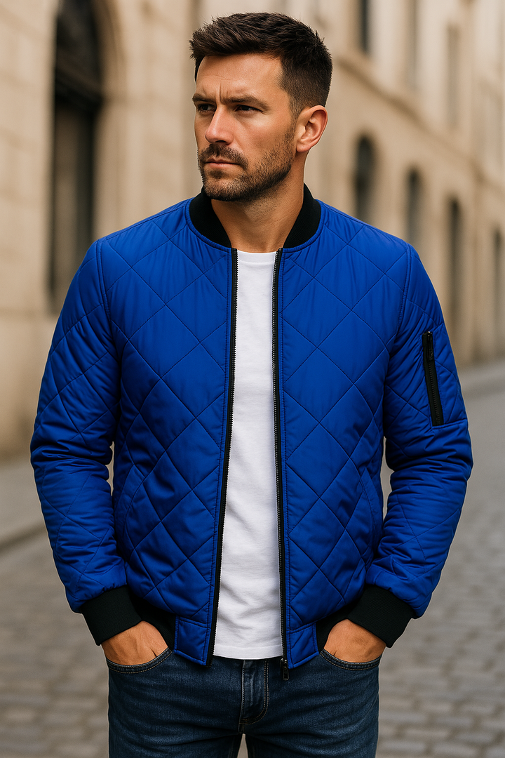 Han | Veste en coton à motif losange