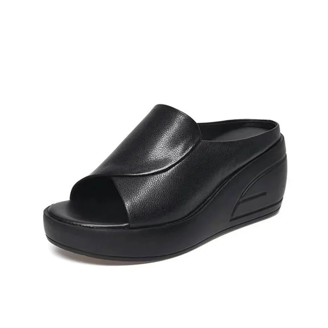 Margaux | Mules Compensées Confort Été